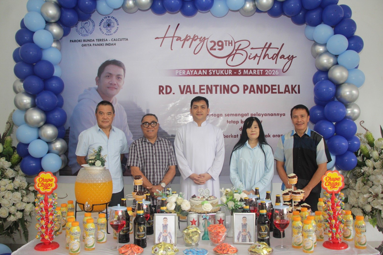 Proficiat HUT ke 29 Pastor Valentino Pandelaki Pr.