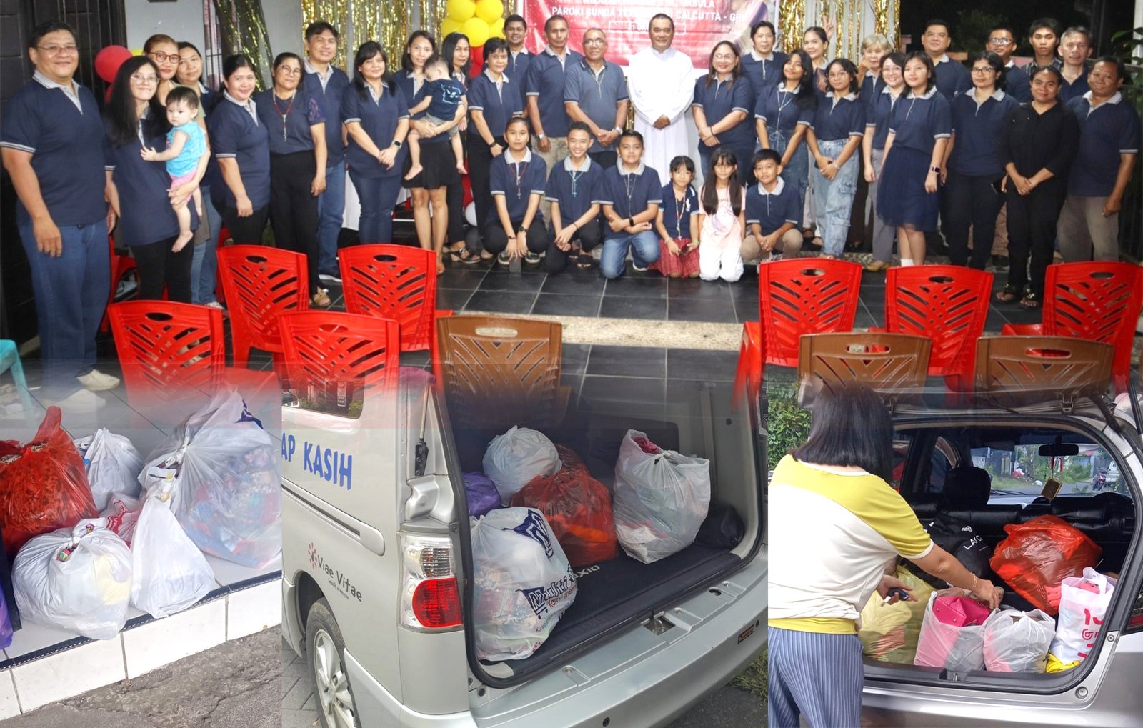 Sumbangkan Baju Layak Pakai, Aksi Nyata Umat WR Sta. Ursula