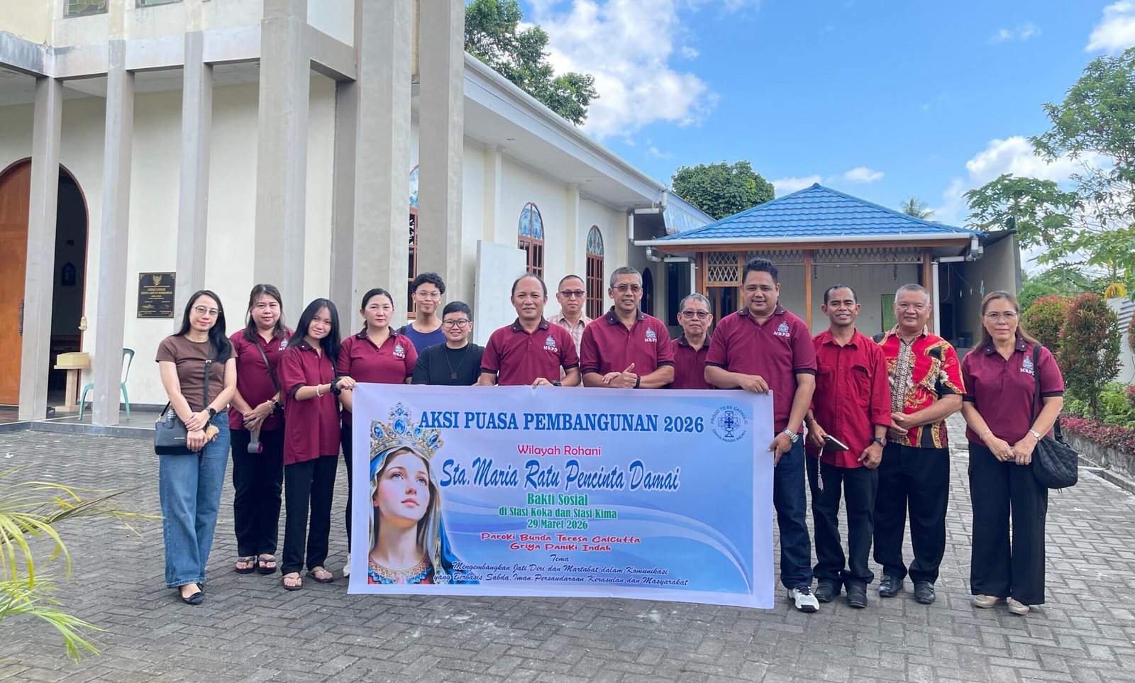 Umat WR. Sta. MRPD GPI Bantu Umat Kurang Mampu di Stasi
